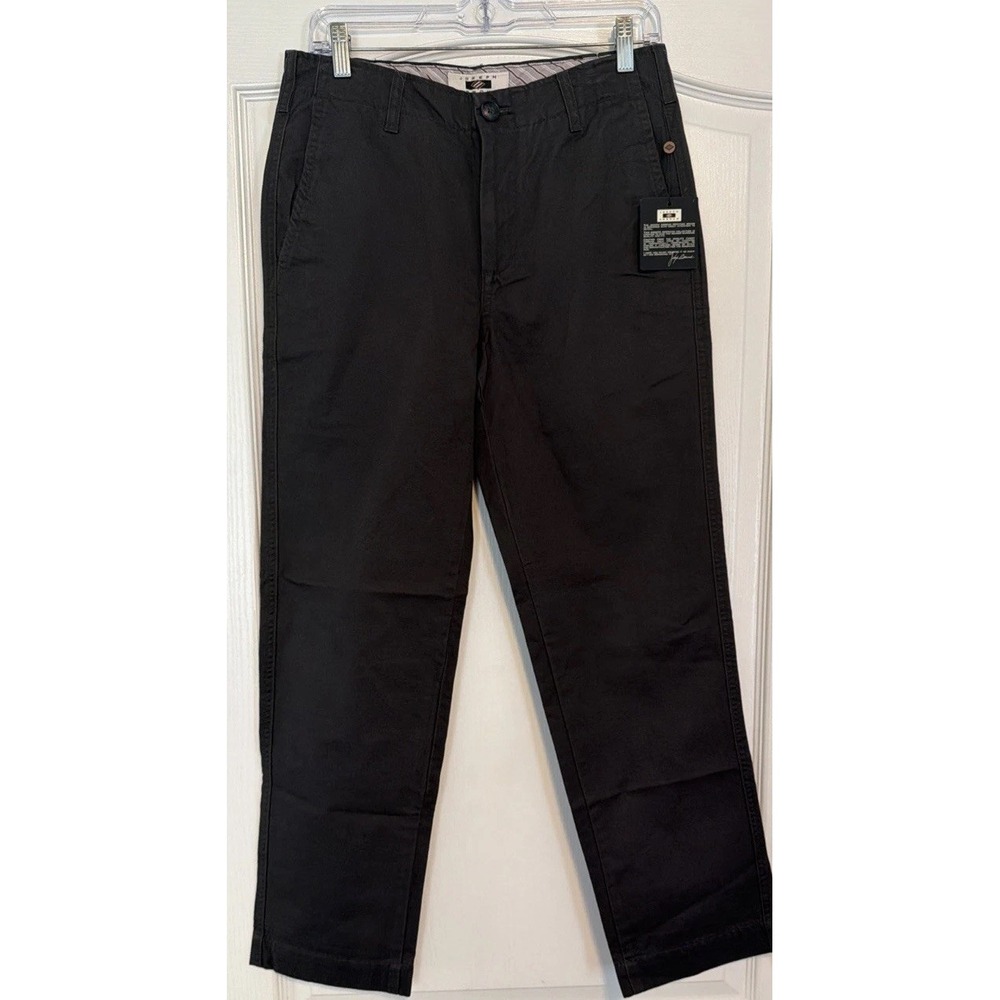 Joseph Abboud Mens 30x30 Dress Pants Trousers Dark Gray Chino S15148TMP NWT